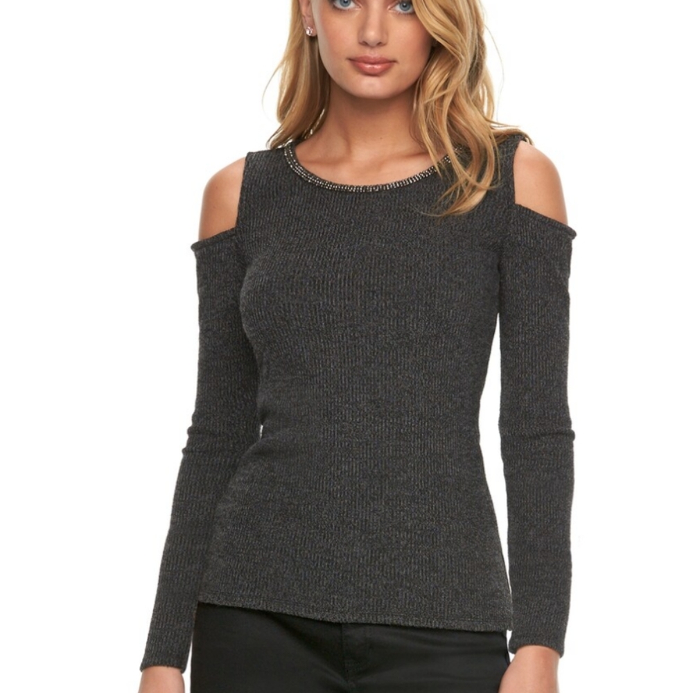 Gray Juicy Couture Long Sleeve Top size M